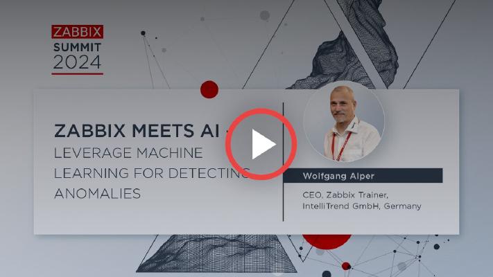 Thumbnail of the Zabbix Summit talk about Prisma AI
